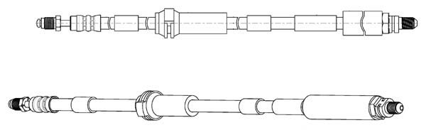 CEF stabdžių žarnelė 512777