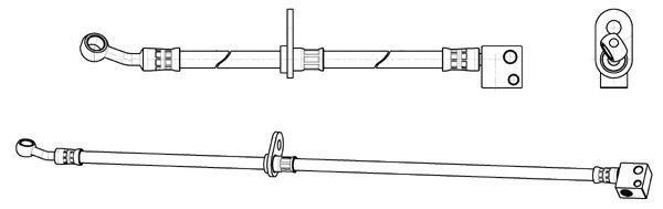 CEF stabdžių žarnelė 514516