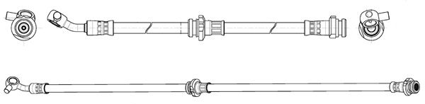 CEF stabdžių žarnelė 514574