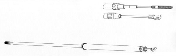 CEF trosas, stovėjimo stabdys BW02107