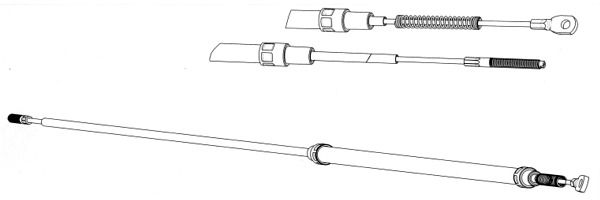 CEF trosas, stovėjimo stabdys BW02111