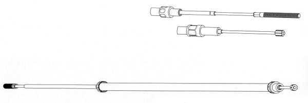 CEF trosas, stovėjimo stabdys BW02127