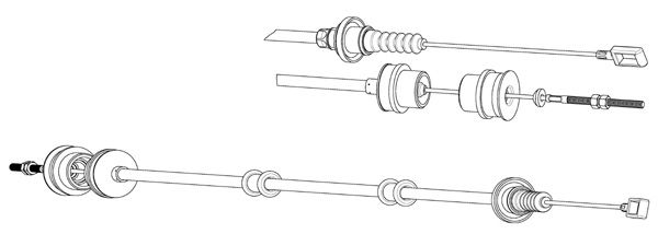 CEF sankabos trosas CT01167