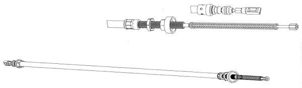 CEF trosas, stovėjimo stabdys CT02119