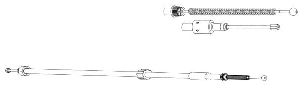 CEF trosas, stovėjimo stabdys CT02132