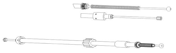 CEF trosas, stovėjimo stabdys CT02144