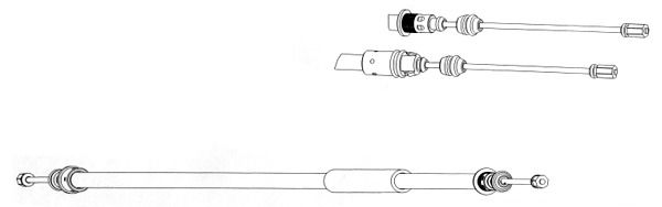 CEF trosas, stovėjimo stabdys CT02145