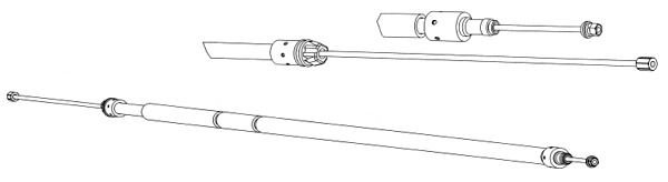 CEF trosas, stovėjimo stabdys CT02161