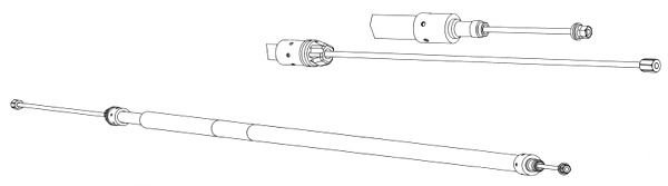 CEF trosas, stovėjimo stabdys CT02162