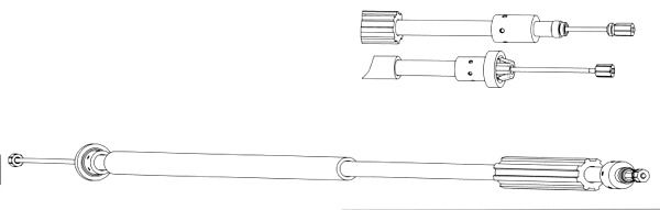 CEF trosas, stovėjimo stabdys CT02166