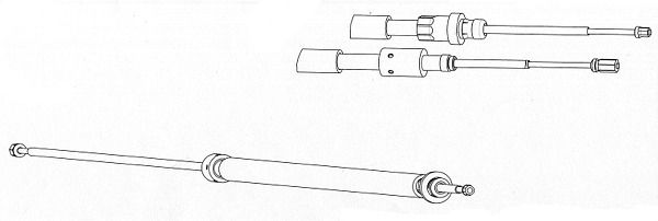 CEF trosas, stovėjimo stabdys CT02176