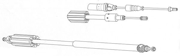 CEF trosas, stovėjimo stabdys CT02182