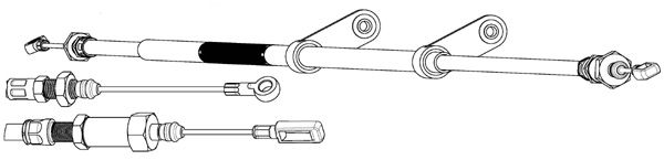 CEF trosas, stovėjimo stabdys CT02190