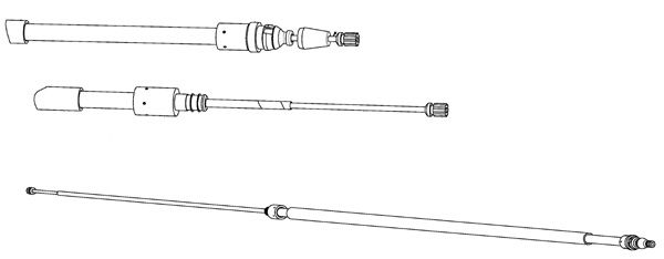 CEF trosas, stovėjimo stabdys CT02202