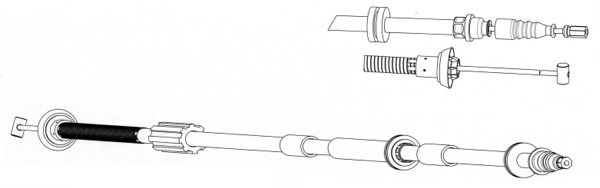 CEF trosas, stovėjimo stabdys FA02259