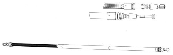 CEF trosas, stovėjimo stabdys FA02266