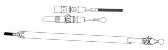 CEF trosas, stovėjimo stabdys FA02267