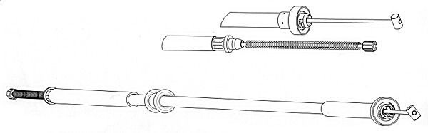 CEF trosas, stovėjimo stabdys FA02268