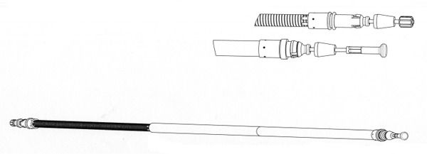 CEF trosas, stovėjimo stabdys FA02270