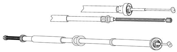 CEF trosas, stovėjimo stabdys FA02279