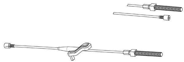 CEF trosas, stovėjimo stabdys FO02215