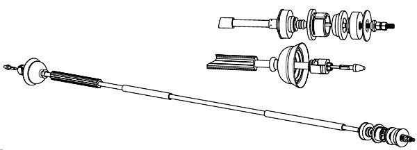 CEF sankabos trosas PU01135