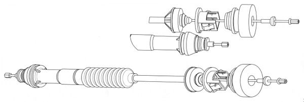 CEF sankabos trosas PU01155