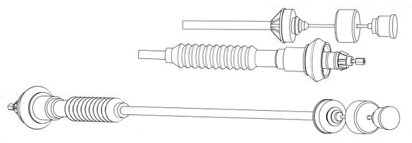 CEF sankabos trosas PU01158