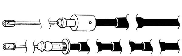 CEF trosas, stovėjimo stabdys PU02183