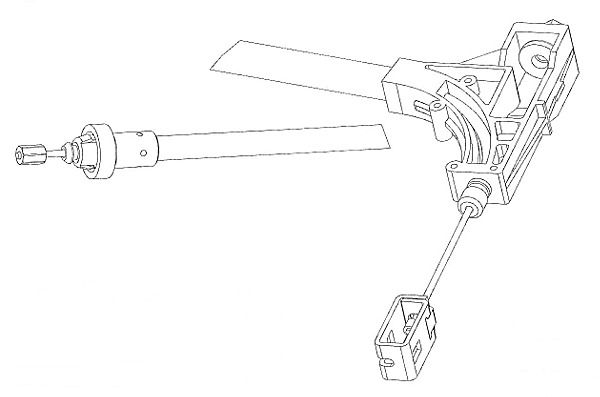 CEF trosas, stovėjimo stabdys PU02195