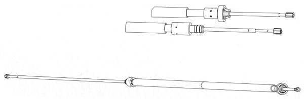 CEF trosas, stovėjimo stabdys PU02221