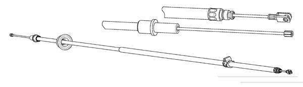 CEF trosas, stovėjimo stabdys VO02144