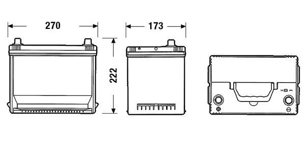 CENTRA starterio akumuliatorius CA755