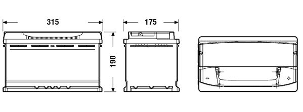 CENTRA starterio akumuliatorius CA900