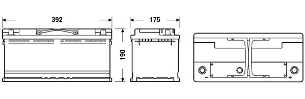 CENTRA starterio akumuliatorius CB1100