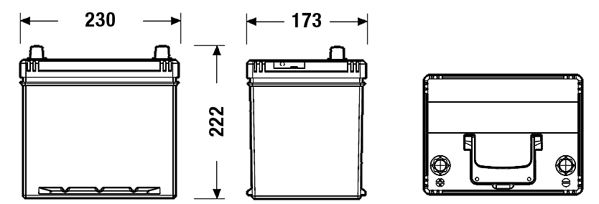 CENTRA starterio akumuliatorius CB605