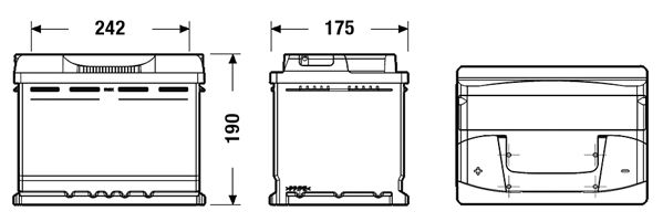 CENTRA starterio akumuliatorius CB621