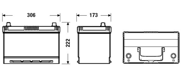 CENTRA starterio akumuliatorius CL954