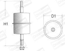 CHAMPION Топливный фильтр L106/606