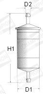 CHAMPION Топливный фильтр L224/606