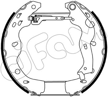 CIFAM stabdžių trinkelių komplektas 151-201
