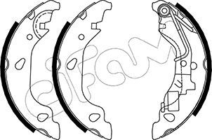 CIFAM Комплект тормозных колодок 153-080Y