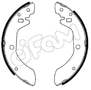CIFAM Комплект тормозных колодок 153-271