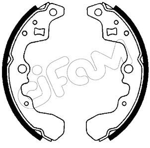 CIFAM Комплект тормозных колодок 153-391