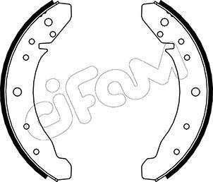 CIFAM Комплект тормозных колодок 153-457