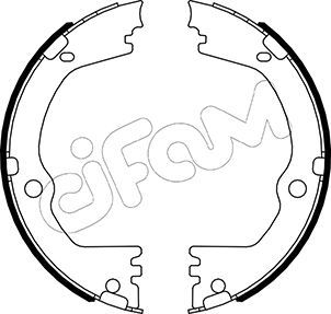 CIFAM Комплект тормозных колодок, стояночная тормозная с 153-532