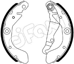 CIFAM Комплект тормозных колодок 153-553