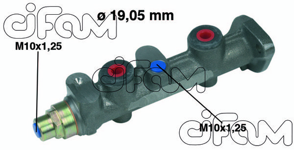 CIFAM pagrindinis cilindras, stabdžiai 202-022