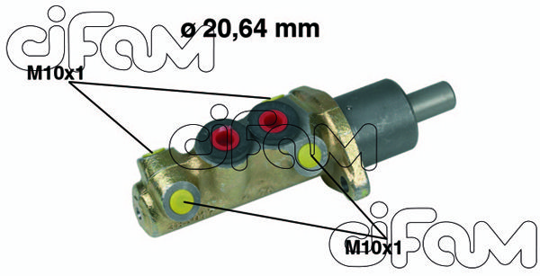 CIFAM pagrindinis cilindras, stabdžiai 202-039
