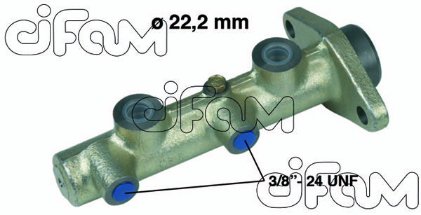 CIFAM pagrindinis cilindras, stabdžiai 202-058